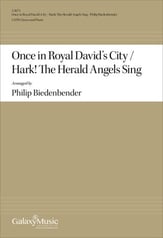 Once in Royal David's City/Hark! The Herald Angels Sing SATB choral sheet music cover